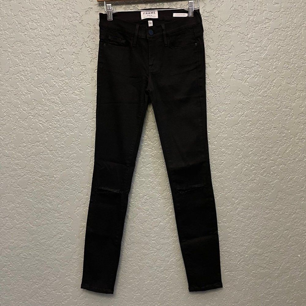 Frame NWOT Vian Ripped Skinny Jeans - Picture 3 of 16